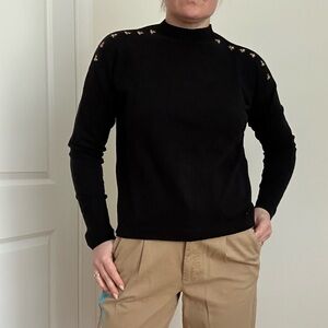 Black “Bee” inspired Sweater with Details